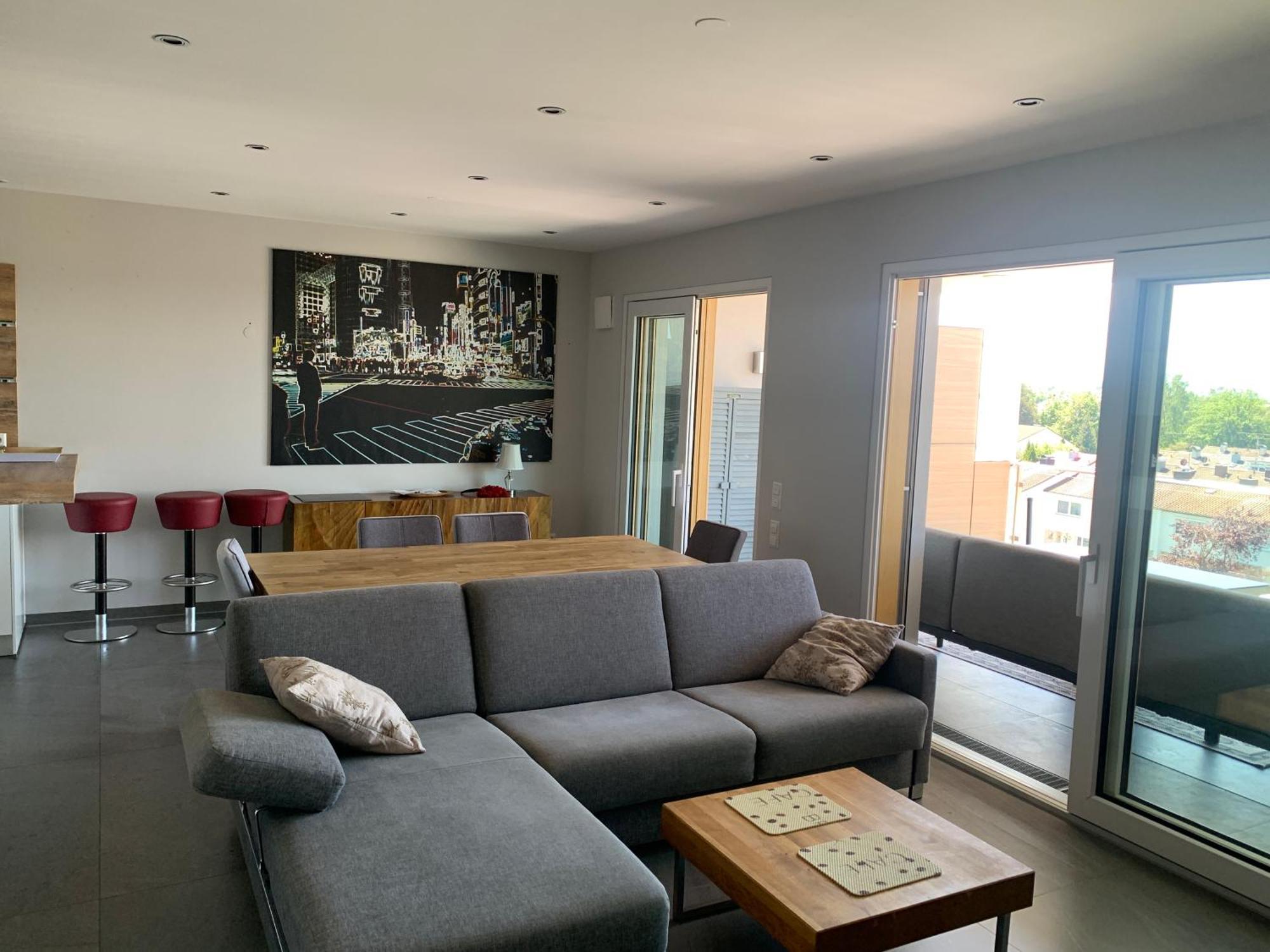 Penthouse Apartment Mit Alpenblick Фридрихсхафен Екстериор снимка